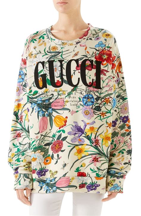 gucci flora sweatshirt